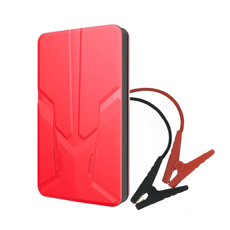 GZHMMAN Auto Starthilfe 30000mAh Tragbare Powerbank Externe Batterie Notstarter Booster mit LED-Licht für Fahrzeuge LKW SUV Rot von GZHMMAN