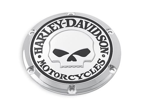 Deckel Zugang Kupplung Derby Cover Links Willie G. Skull x Harley Davidson Sportster XL und XR OEM 25440-04A von GZM