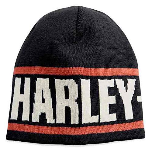 GZM Original Harley Davidson Cap Reversible Knit Hat 99493-18VM Biker Motorrad Custom Geschenkidee von GZM