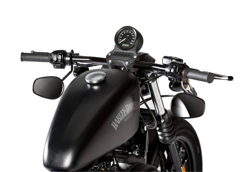 Handlebar Lenker Schwarz Drag Bar Harley Davidson Sportster Iron Forty Eight Nightster Dragar 1" von GZM