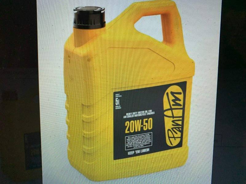 Kanister 5 Liter PanAm 20 W 50 Mineralöl für Motorräder Harley Davidson von GZM