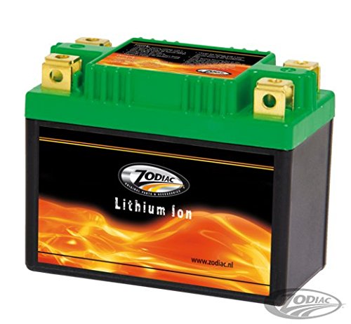 Zodiac Lithium-Batterie für Harley-Davidson Sportster-Modelle XL 883 1200, alle ab Baujahr 2004, YTX14BS, YTX14L-BS, YTX14-3, YTX14-4 von GZM