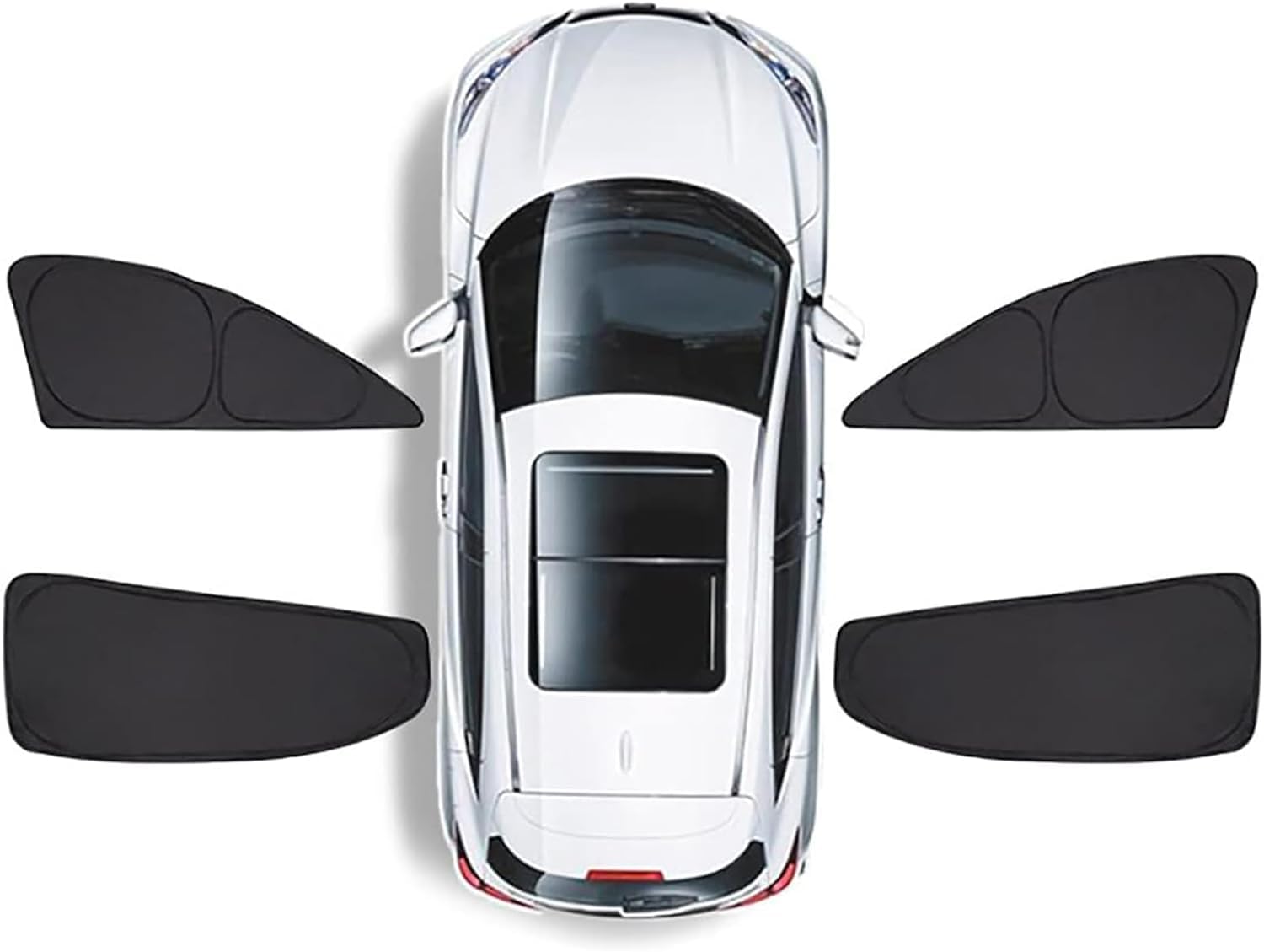 Auto-Seitenfenster-Sonnenschutz für Chrysler Aspen 2006 2007 2008 2009, Front Heck Und Seitenscheibe UV-Schutz Privatsphäre Schutz Sonnenblende,D/4Doorswindow von GZWQSB88