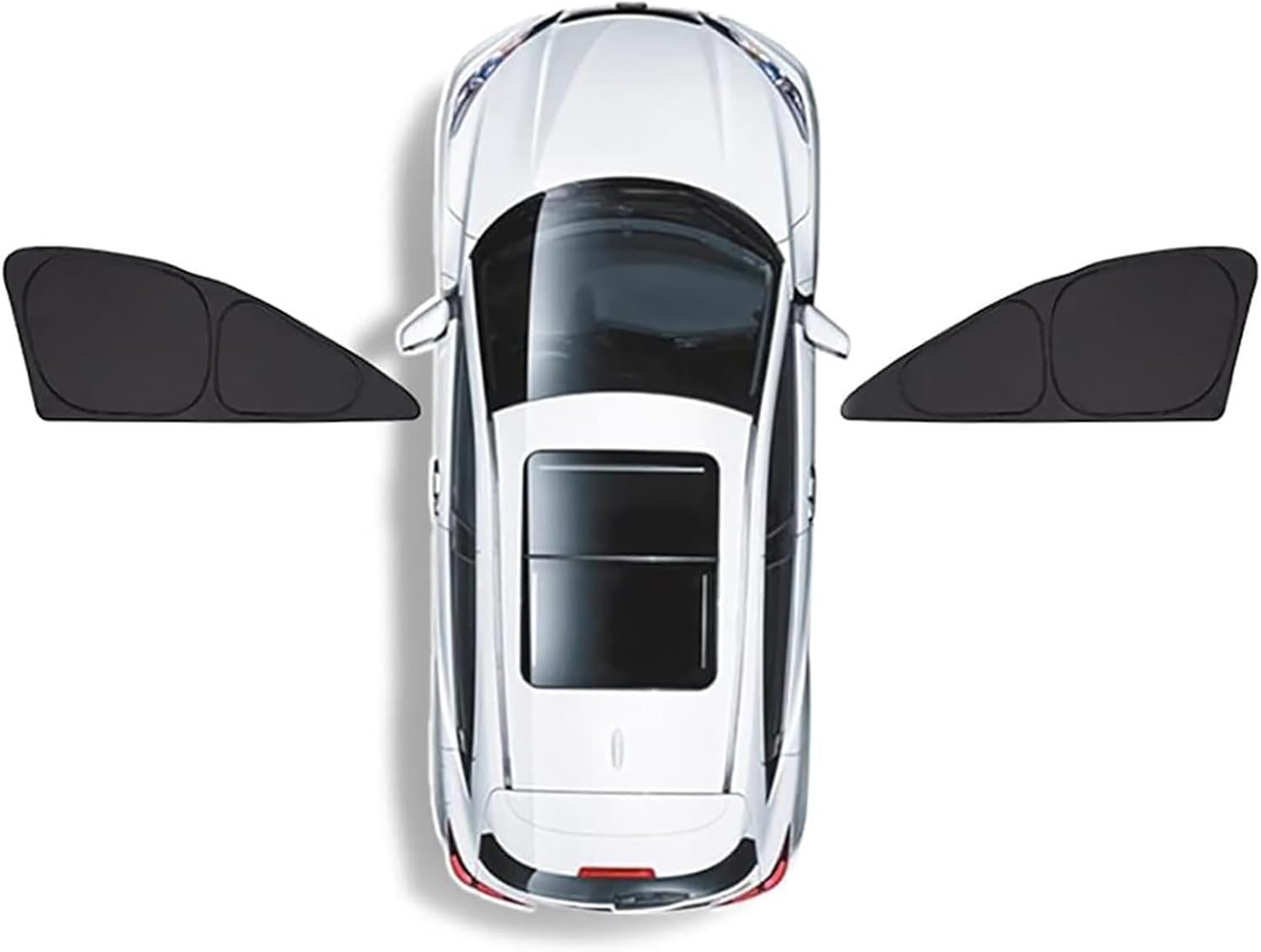 Auto-Seitenfenster-Sonnenschutz für Jaguar XJ (X350,X358) 2003 2004 2005 2006 2007 2008 2009, Front Heck Und Seitenscheibe UV-Schutz Privatsphäre Schutz Sonnenblende,B/2Frontdoors von GZWQSB88