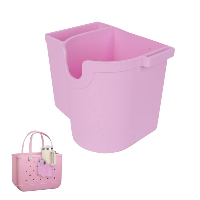 Getränkehalter und Telefonhalter für Bogg Bag, Getränkehalter Zubehör für Stanley Cup, Zubehör für Bogg Bag, Einsteck Getränkehalter für Bogg Bag Simply Southern Beach Tote Bag (Rosa) von GZWY