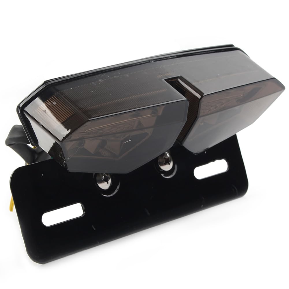 GZYF Aluminium Kennzeichenhalter Kennzeichenleuchte Bremsleuchte Rücklicht Halterung Schwarz Für Universal Für Bobber Cafe Chopper Racer Motorrad GZYF Aluminium Kennzeichenhalter Kennzeichenleuchte Bremsleuchte Rücklicht Halterung Schwarz Für Universal Für Bobber Cafe Chopper Racer Motorrad von GZYF