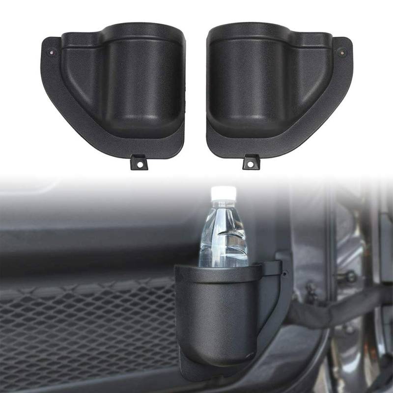 GZYF Car Auto Interior Door Cup Bottle Holder Storage Box Compatible with Jeep Wrangler JL 2018-2020 von GZYF