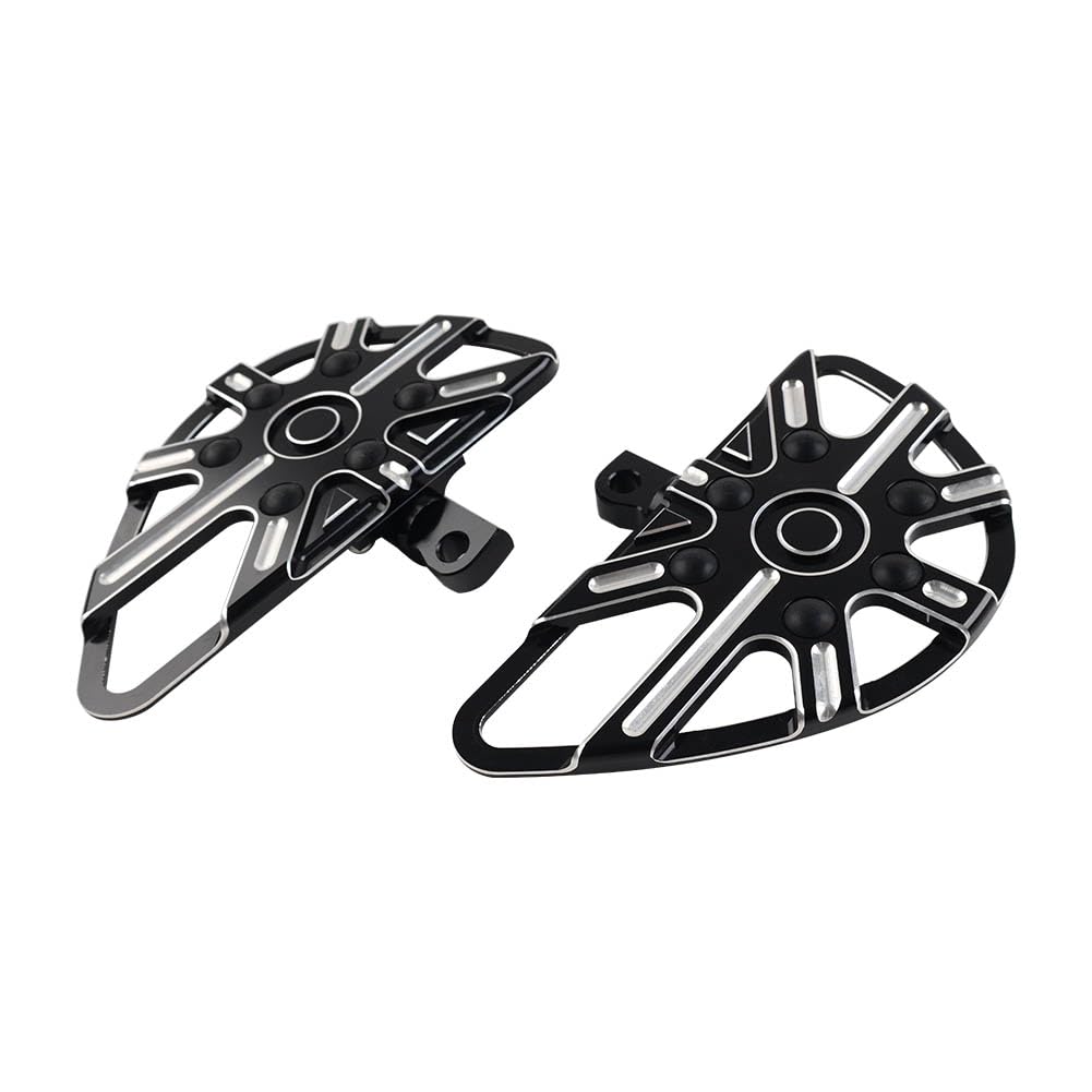 GZYF Fußstütze Beifahrerpedale Trittbrett Fußrasten Trittbrett Hinten Aluminium Schwarz Für Touring Für Motorrad GZYF Fußstütze Beifahrerpedale Trittbrett Fußrasten Trittbrett Hinten Aluminium Schwarz Für Touring Für Motorrad von GZYF