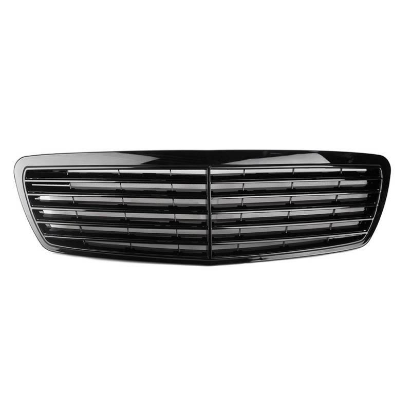 GZYF Glossy Black Front Grill Grille for Mercedes Benz E Class W211 E320 E350 E500 E55 AMG 2002 2003 2004 2005 2006 von GZYF