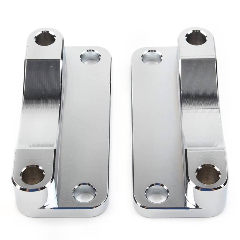 GZYF Motorcycle Front Fender Spacer Bracket Kit for Harley Touring FLHT FLHR FLHX FLTR 2003-2013, Chrome von GZYF