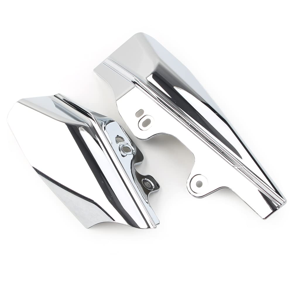 GZYF Motorcycle Head Shield Cover Air Deflectors for Harley Road King FLHR/Electra Glide FLHT/Road Glide FLTR 2001-2008, Street Glide FLHX 2006-2008, Chrome von GZYF