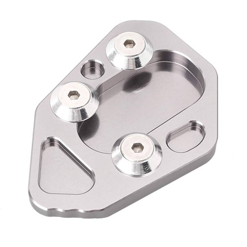 GZYF Motorcycle Kickstand Side Stand Plate Extension Pad for BMW F800R 2009-2014, HP2 Sport 2008-2010, R1200S 2005-2008, Gray von GZYF