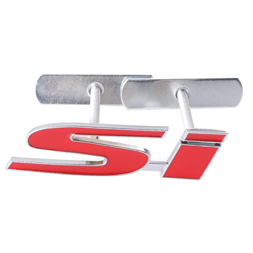 GZYF Roter Kühlergrill-Emblem für den Kühlergrill, 3D, Metall, für Honda Civic Accord von GZYF