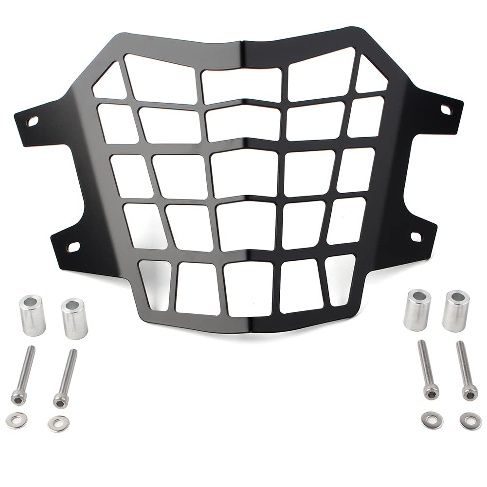 GZYF Scheinwerfer Scheinwerfer Grill Schutz Abdeckung Vorne Eisen Schwarz Motorrad Für Tenere 700 XTZ700 2019-2021 GZYF Scheinwerfer Scheinwerfer Grill Schutz Abdeckung Vorne Eisen Schwarz Motorrad Für Tenere 700 XTZ700 2019-2021 von GZYF