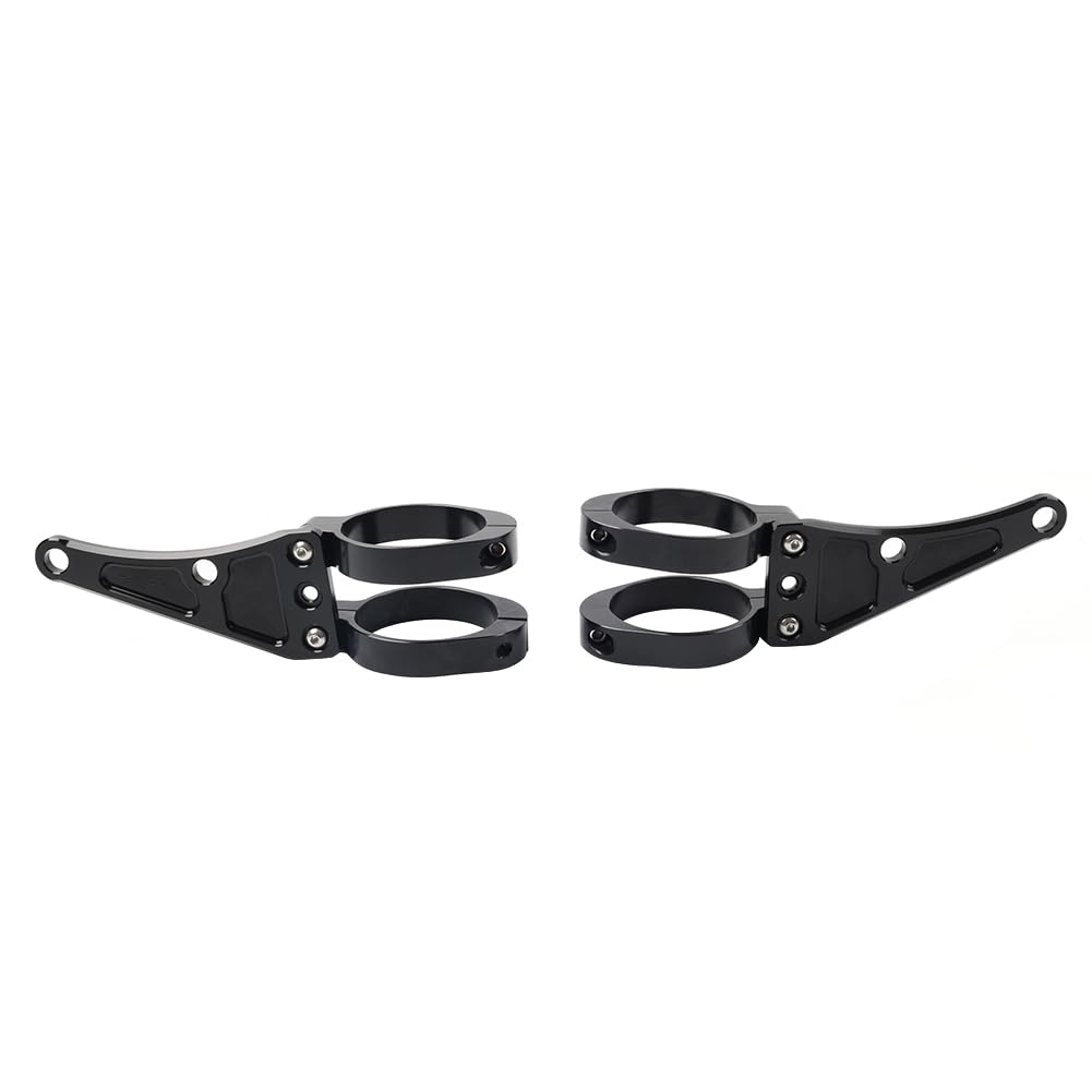 GZYF Schwarze Scheinwerfer-Montagegabelhalterungen Scheinwerferhalter 58mm Aluminium für Norton Für BSA Für 1 Paa GZYF Schwarze Scheinwerfer-Montagegabelhalterungen Scheinwerferhalter 58mm Aluminium für Norton Für BSA Für 1 Paa von GZYF