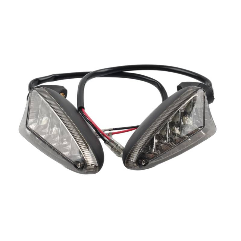 GZYF YFUK Motorrad Blinker Licht Anzeige Vorne Hinten Blinker Rauch Kunststoff Für C600 F800 F650 F700 K1300 K1200 R1200 von GZYF