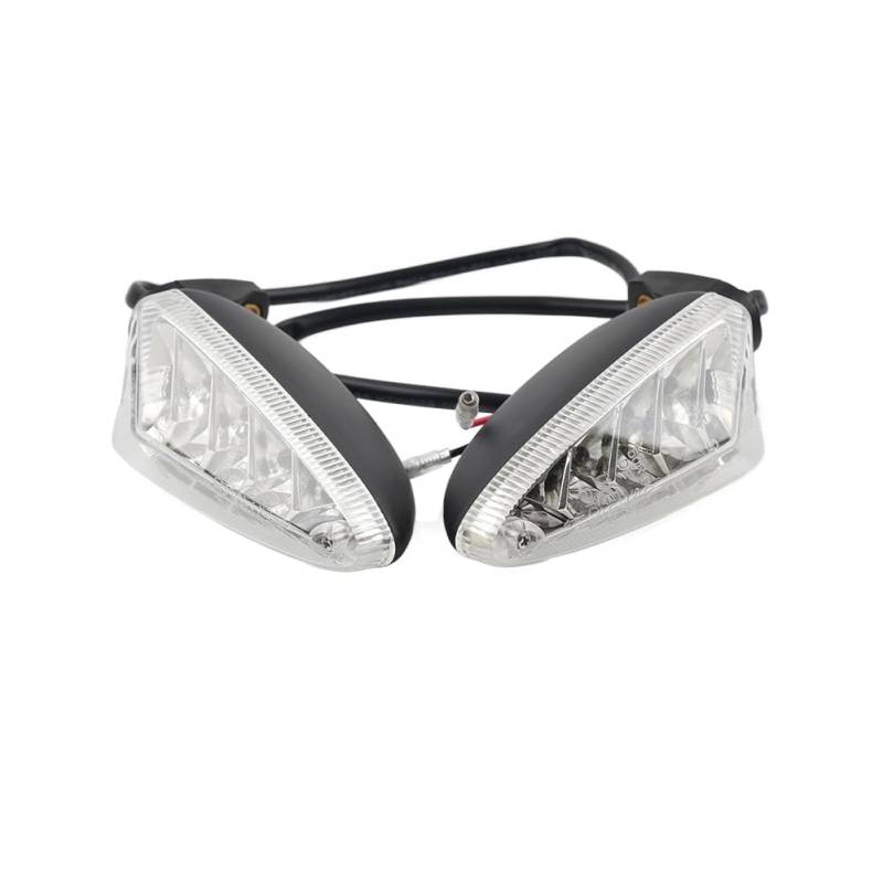 GZYF YFUK Motorrad Vorne Hinten Blinker Blinker Licht Anzeige Kunststoff Klar Für S1000RR 2010-2014 von GZYF