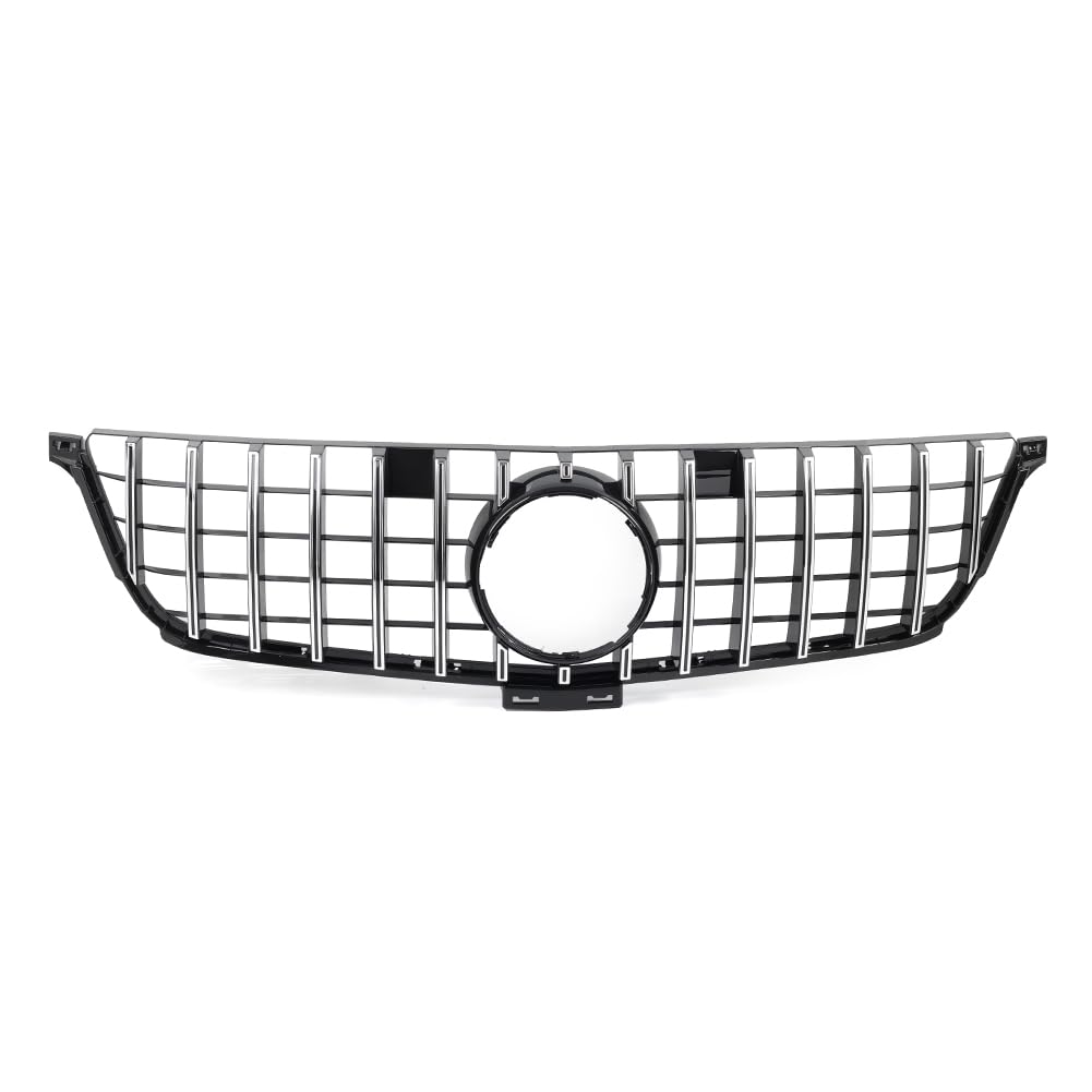 YFUK ABS Frontgrill GTR Style Haubengrill Chrom Für ML Klasse W166 ML350 ML400 2012-2015 von GZYF