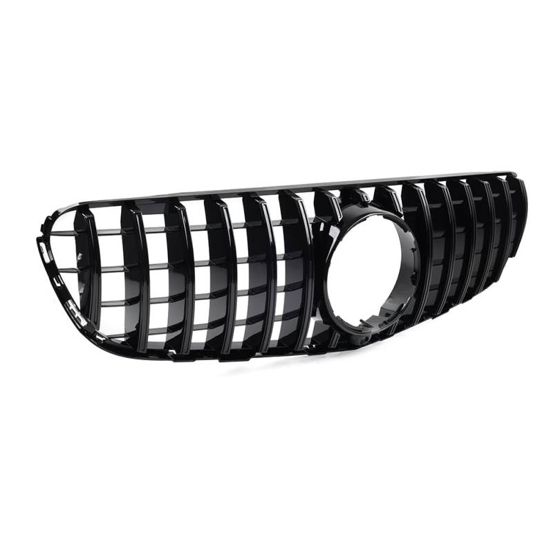 YFUK ABS Frontgrill GTR Style Haubengrill Glänzend Schwarz Für GLC-Klasse W253 X253 GLC250 GLC300 2015-2019 von GZYF