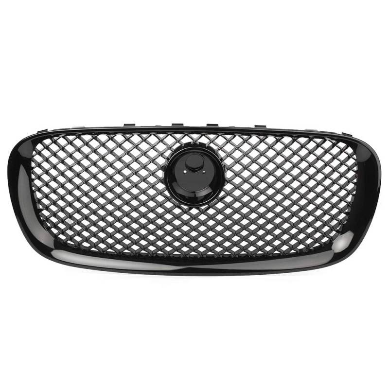 YFUK ABS Frontstoßstange Mesh Grill Oberen Kühlergrill Schwarz Für Jaguar XF 08-2011 Auto von GZYF