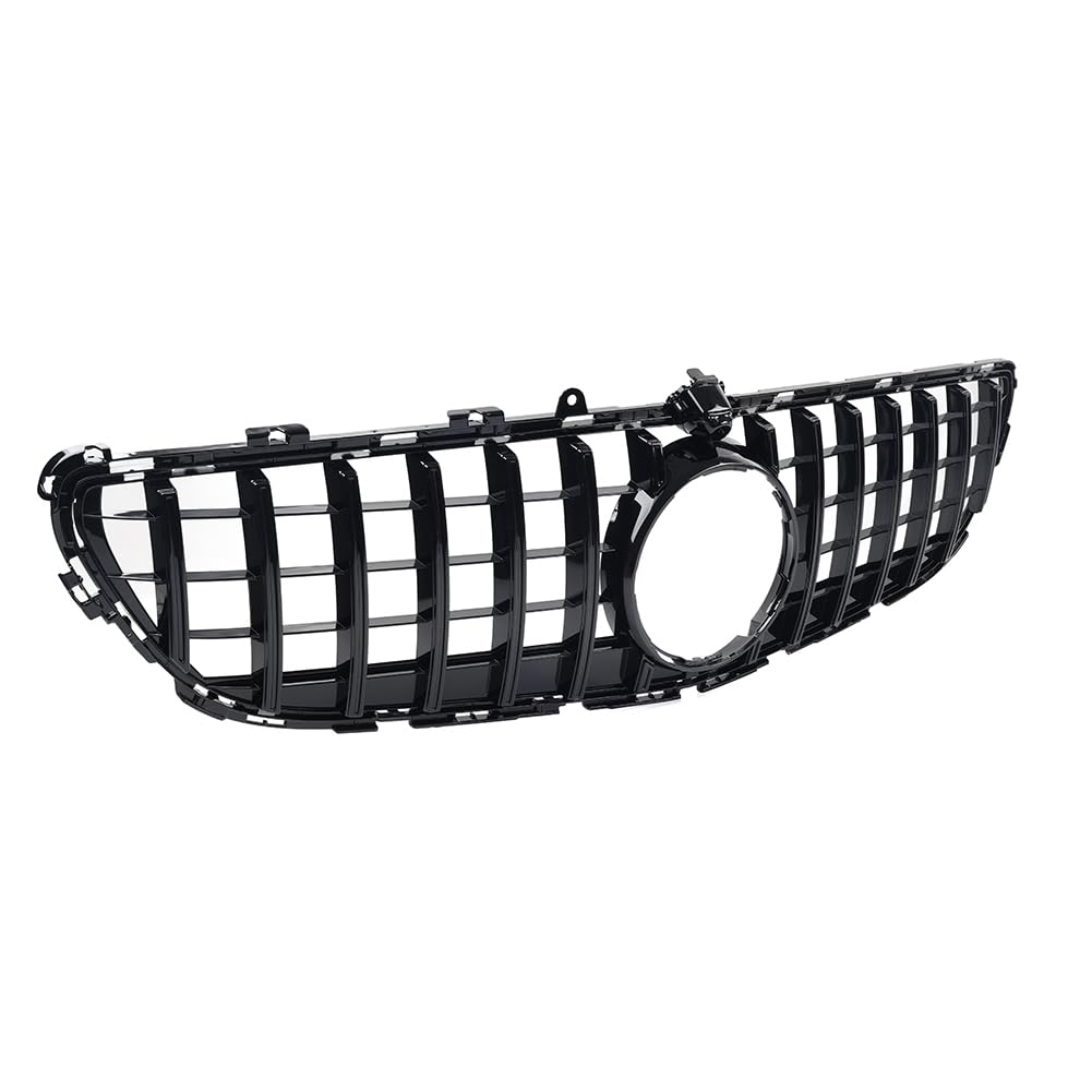 YFUK Auto Front Stoßstange GTR Stil Mesh Grille Grill Für CLS Klasse W218 2015-2018 Modell ABS Schwarz von GZYF