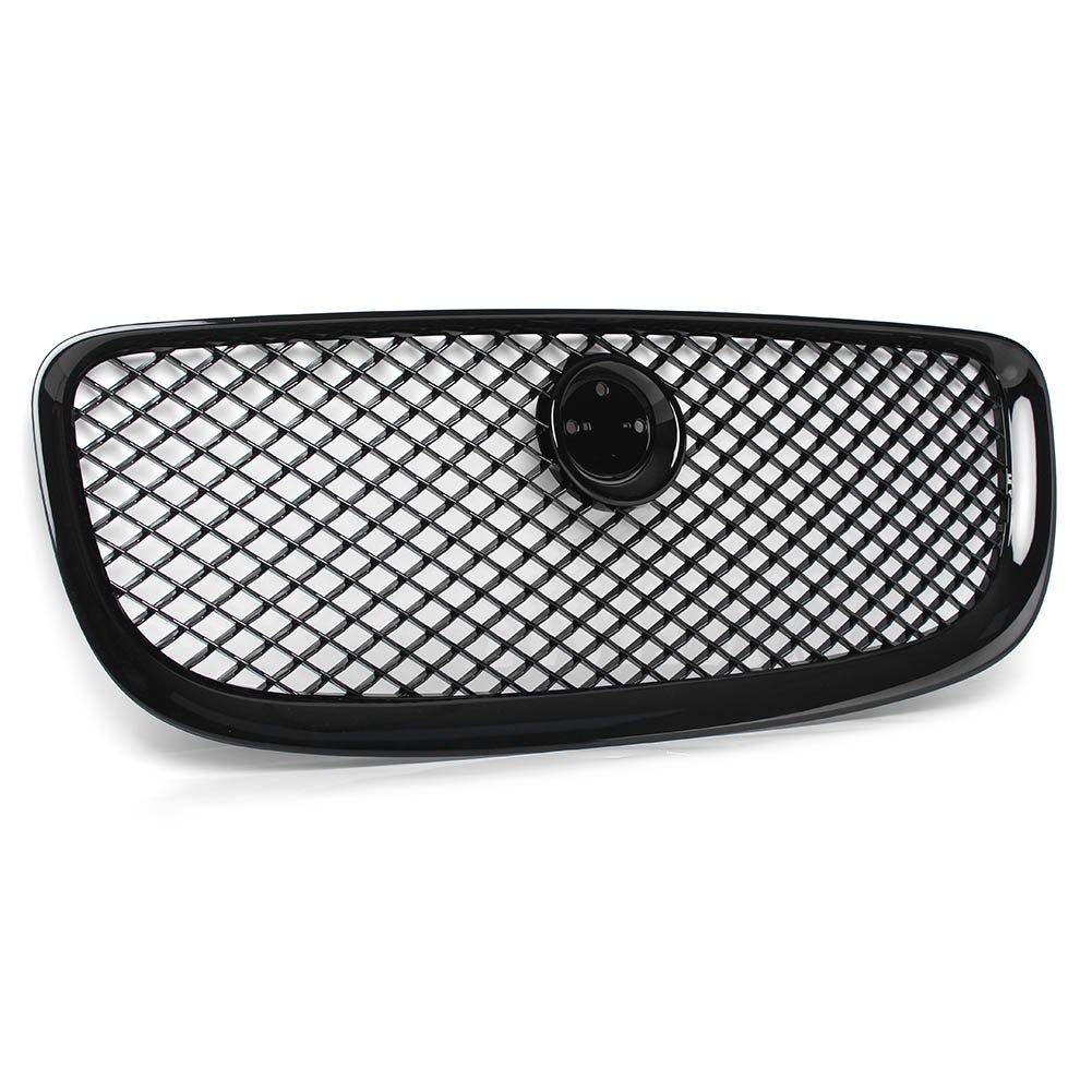 YFUK Auto Vorderen Stoßfänger Mesh Grill Oberen Kühlergrill Für Jaguar XJ 2010-2015 ABS Schwarz von GZYF