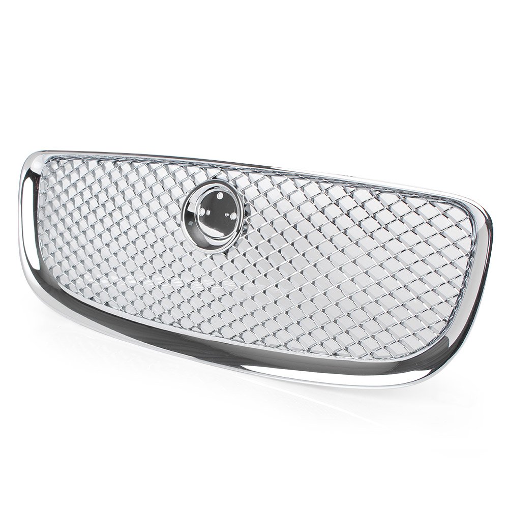 YFUK Front Upper Grill Stoßstange Mesh Grille ABS Silber Auto Für Jaguar XJ 2010 2011 2012 2013 2014 2015 von GZYF