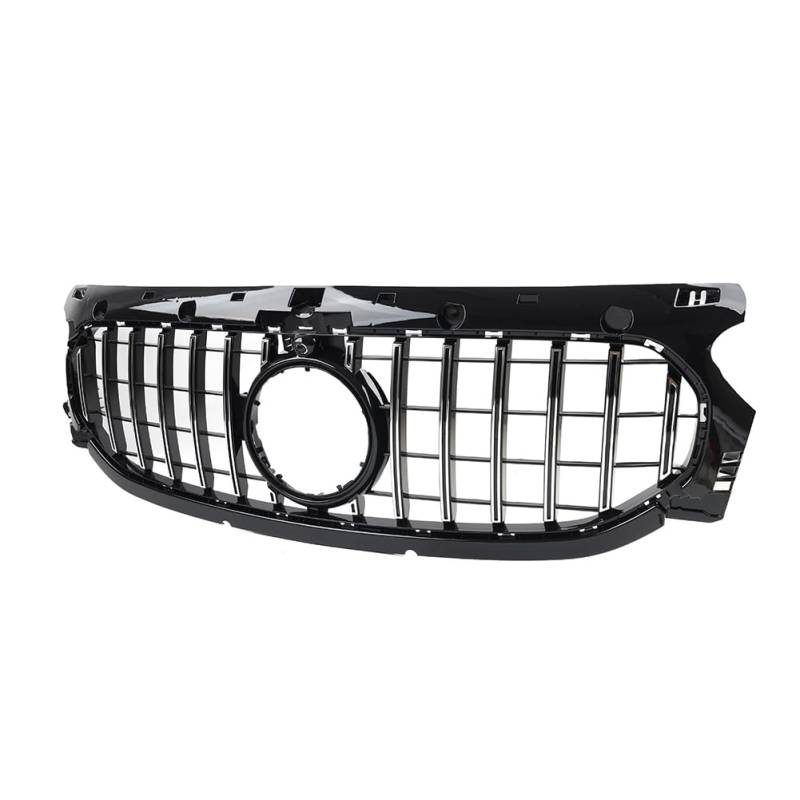 YFUK Frontgrill GTR Style Hood Grill Für GLA Klasse H247 2020-2023 Modell ABS Chrom von GZYF