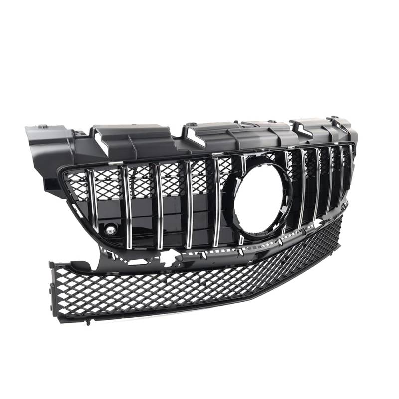 YFUK Frontgrill GTR Style Hood Grill Für SLK Klasse R172 SLK200 SLK350 2011-2016 ABS Chrom von GZYF