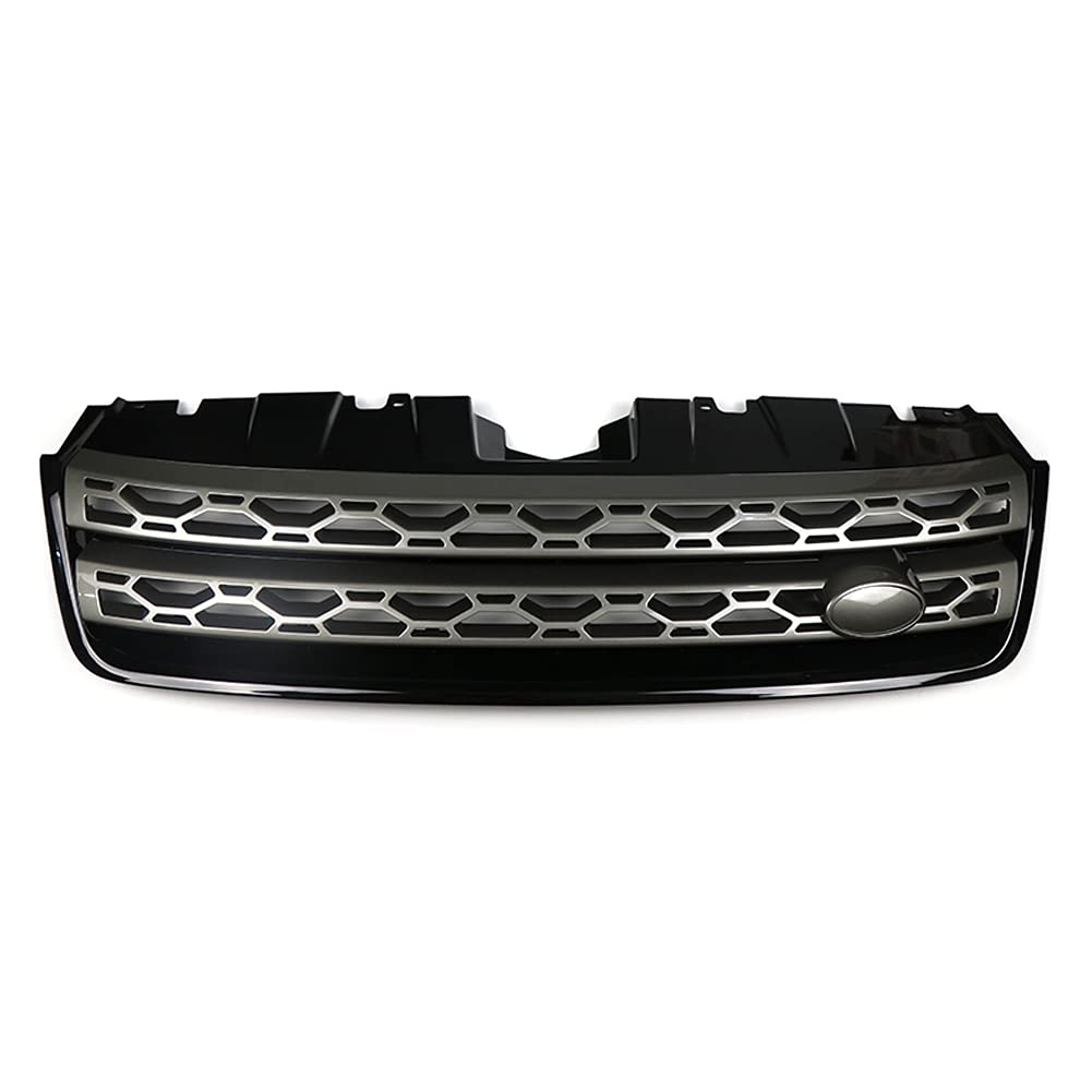 YFUK Frontgrill Grill Abdeckung Trim Ersatz Für Discovery Sport 2015-2019, Glanz Grau von GZYF