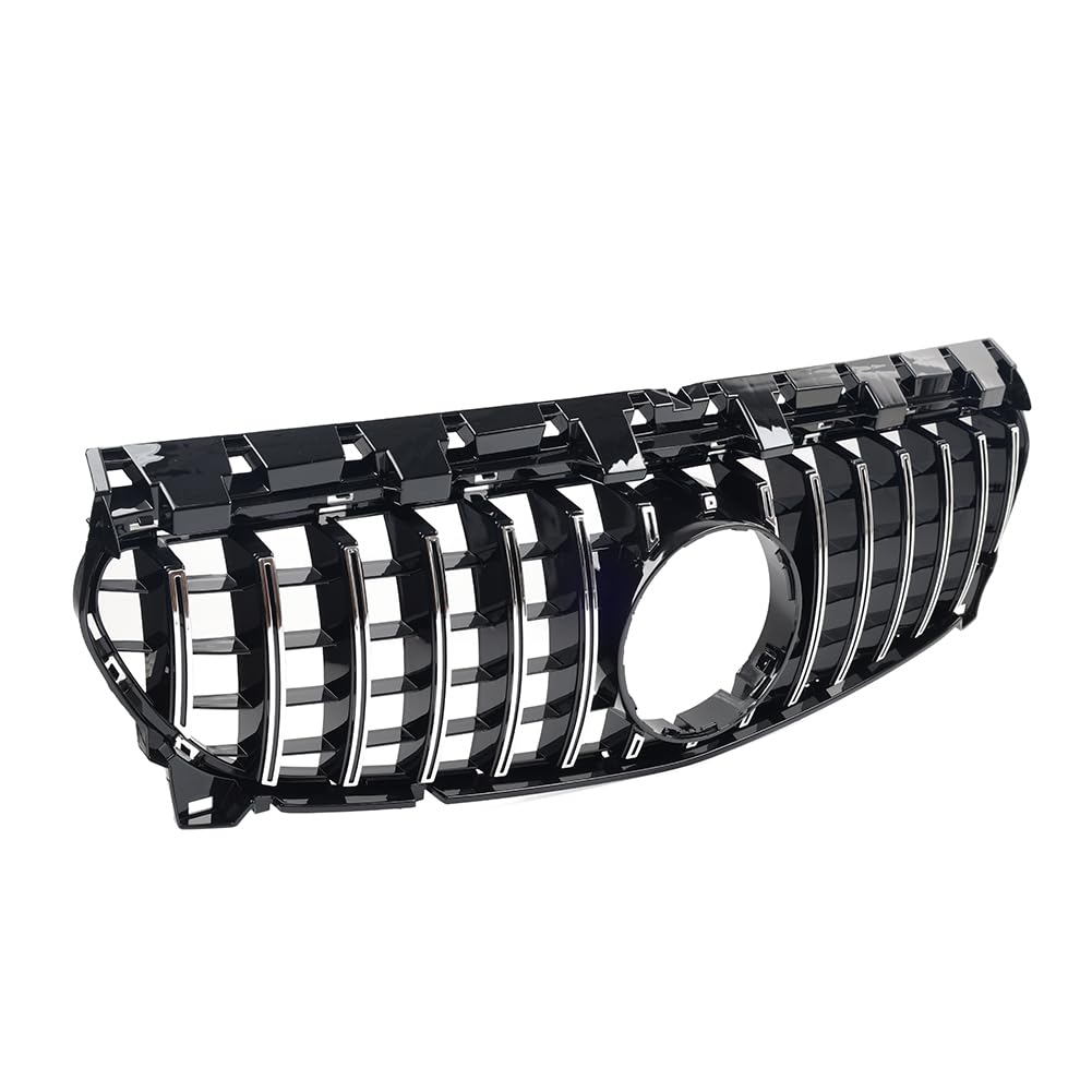 YFUK GTR Style Kühlergrill Stoßstange Grill Mesh ABS Chrom Auto Für CLA Klasse W177 C117 CLA200 CLA250 CLA452015-2019 von GZYF