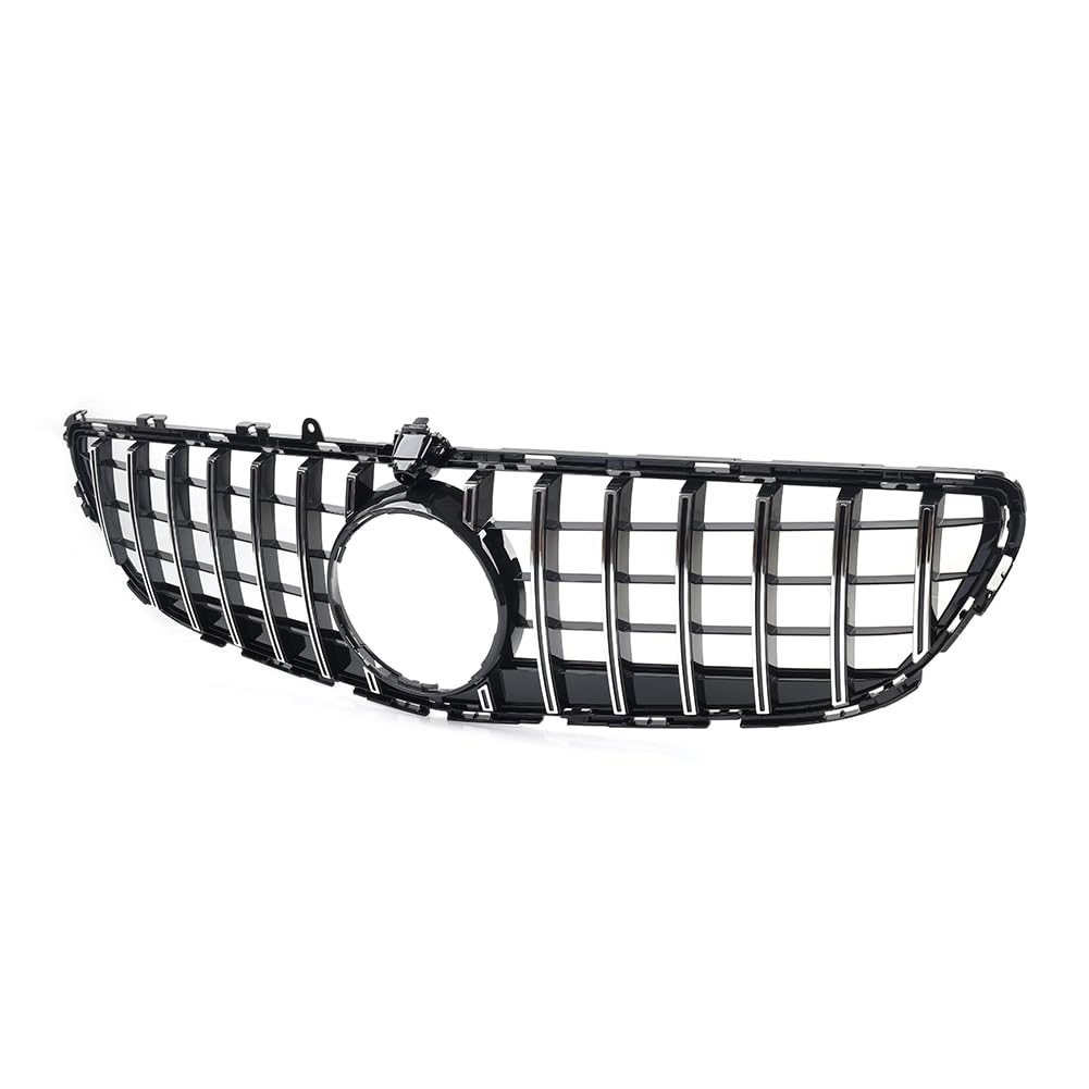 YFUK GTR Style Kühlergrill Stoßstange Grill Mesh Chrom ABS Für CLS Klasse W218 15-18 Auto von GZYF