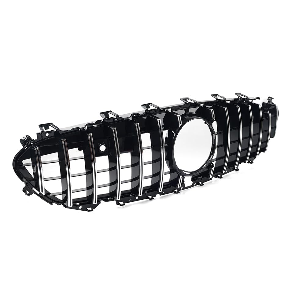 YFUK GTR Style Kühlergrill Stoßstange Grill Mesh Chrom ABS Für CLS Klasse W257 C257 CLS450 CLS500 CLS300 2019-2022 Auto von GZYF