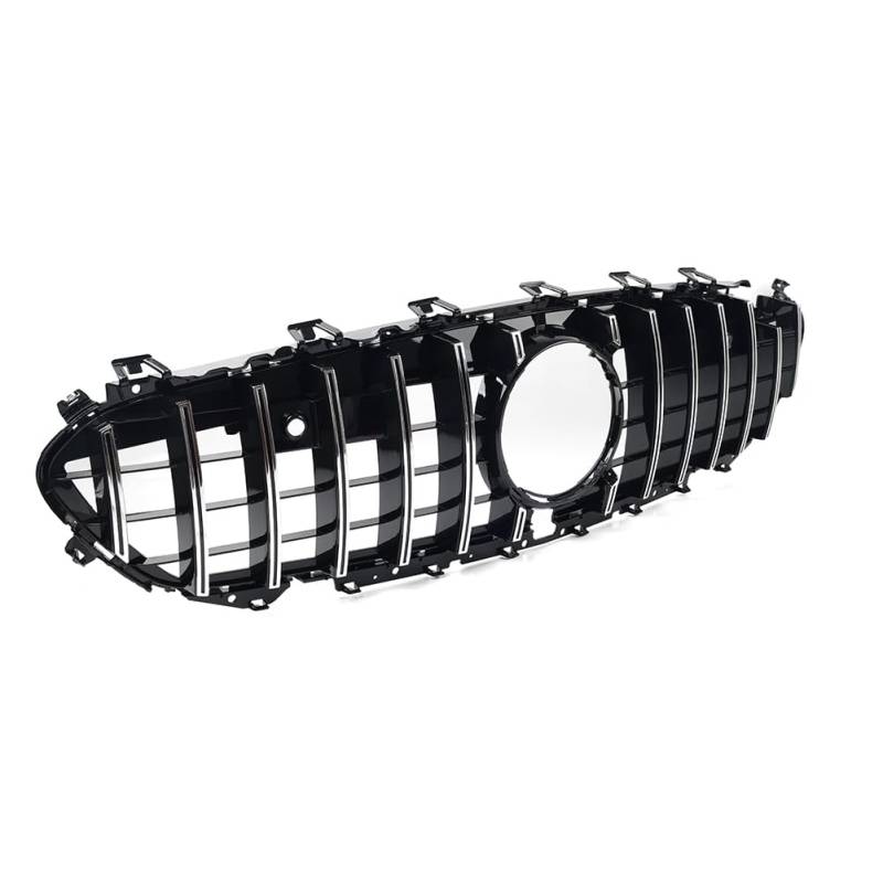 YFUK GTR Style Kühlergrill Stoßstange Grill Mesh Chrom ABS Für CLS Klasse W257 C257 CLS450 CLS500 CLS300 2019-2022 Auto von GZYF