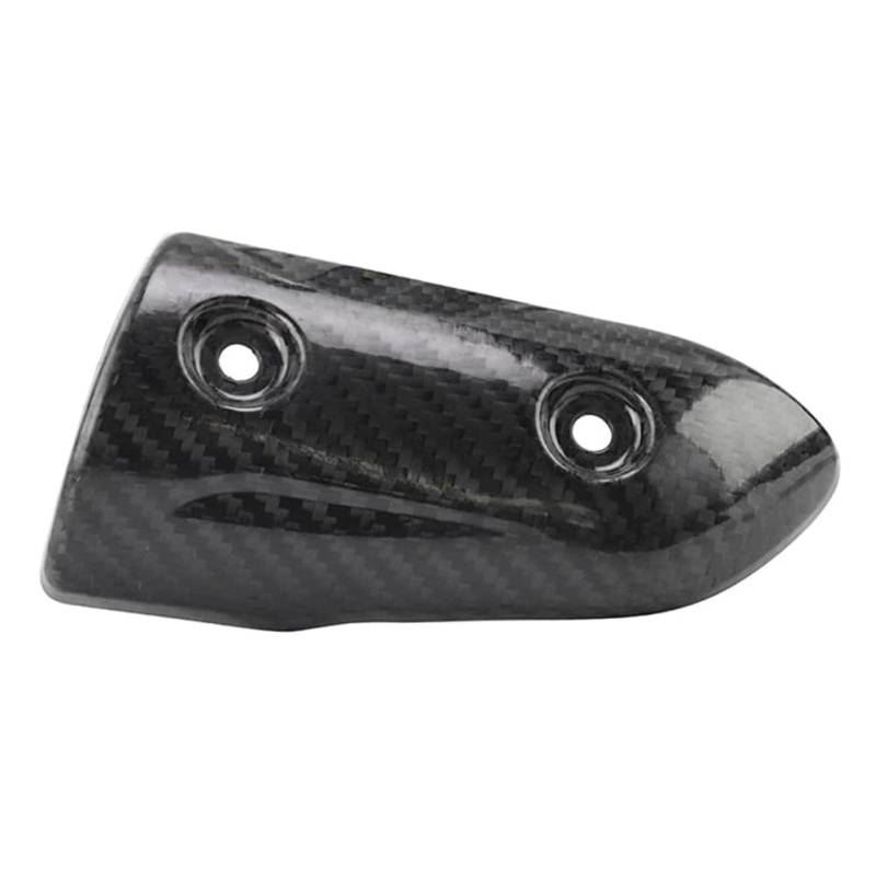 YFUK Motorrad Auspuff Schutz Abdeckung Hitzeschild Schutz Echt Carbon Faser Schwarz Für G310R 2017-2023 von GZYF