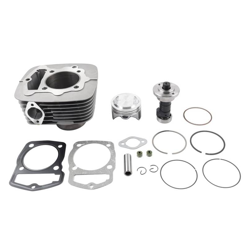 YFUK Motorrad Big Bore 67MM Kolben Zylinderdichtringe Nockenwellensatz Aluminium Silber Für SL230 1997-2008 von GZYF