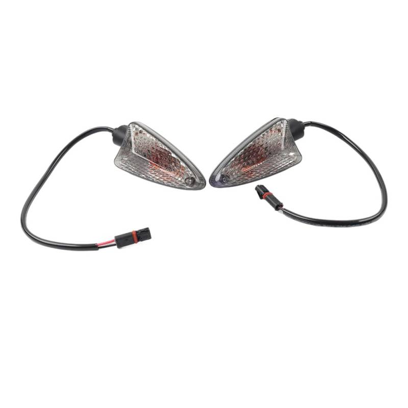 YFUK Motorrad Blinker Licht Anzeige Vorne Hinten Blinker Kunststoff Getönt Für S1000RR 2010-2014 von GZYF