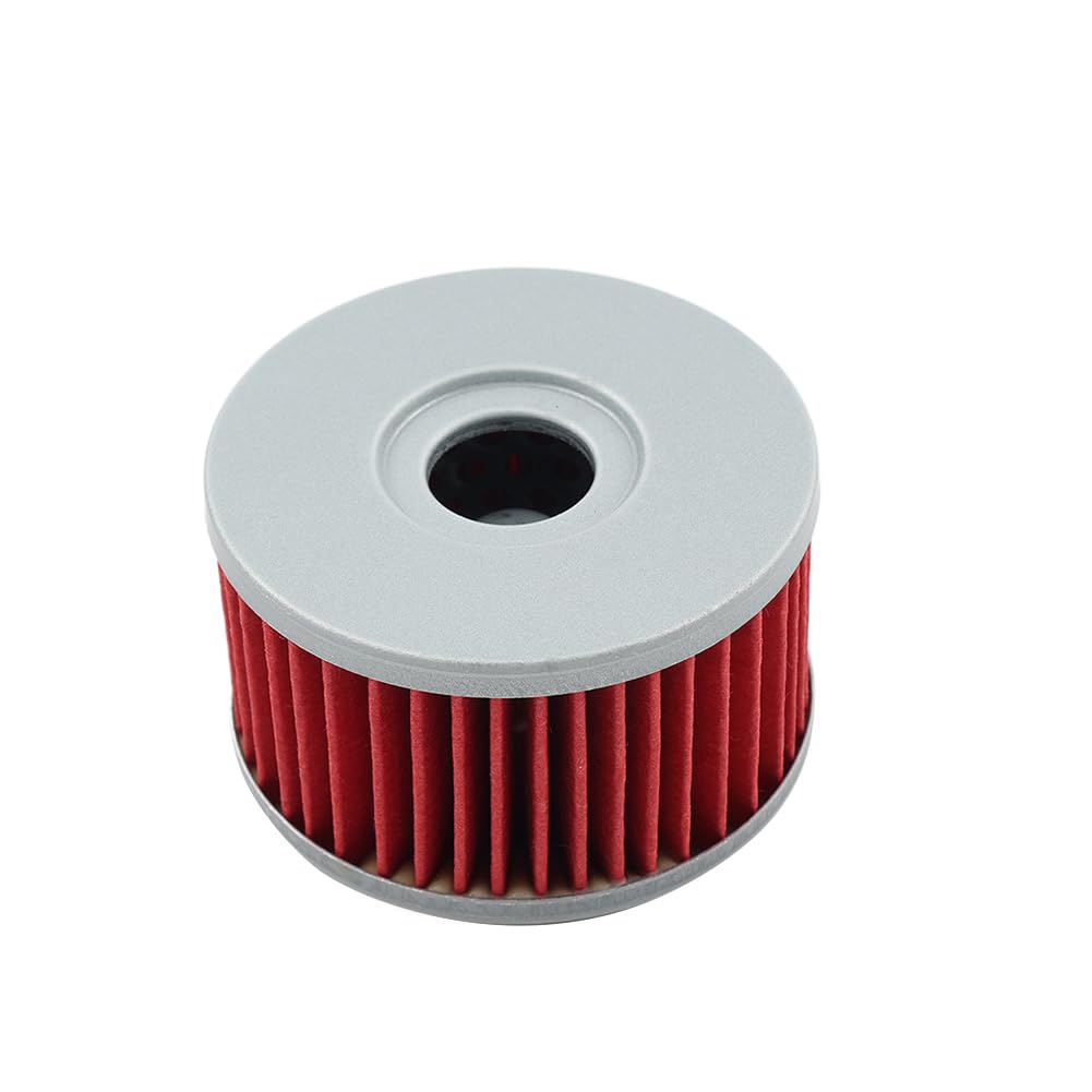 YFUK Motorrad Ölfilter 16510-37450 16510-37440 Für DR500 DR600 DR650 DR750 DR800 DS650 LS650 ABS Rot von GZYF