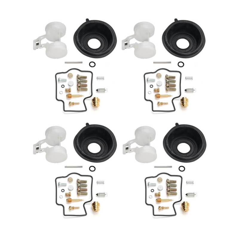 YFUK Vergaser-Reparatur-Kits Vergaserreparatur und Membran aus schwarzem Messing Für Ninja GPZ900R ZX-9R ZX900 1994-2003 von GZYF