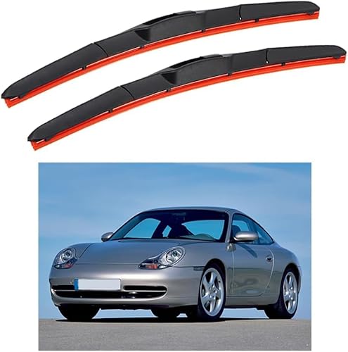 Auto Scheibenwischer für-Porsche 911 (996) 22"+21" 1997-2004, Hochwertige Wischergummi Klare Sicht ErsatzZubehör von GaBlok