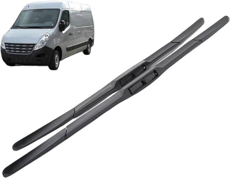 Auto Scheibenwischer für-Renault Master MK3 2010-2023 26"+26", Hochwertige Wischergummi Klare Sicht ErsatzZubehör von GaBlok