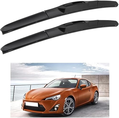 Auto Scheibenwischer für-TOYOTA GT86 22"+20" 2012-2017, Hochwertige Wischergummi Klare Sicht ErsatzZubehör,A von GaBlok