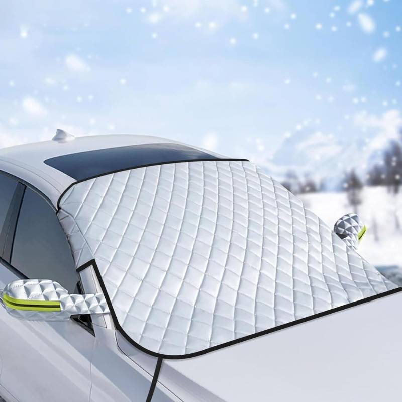 Auto Windschutzscheibe Abdeckung für-Skoda Rapid, Abdeckung Faltbare, Die Gegen Schnee, EIS, Frost, Staub, Sonne UV,Hatchback von GaBlok