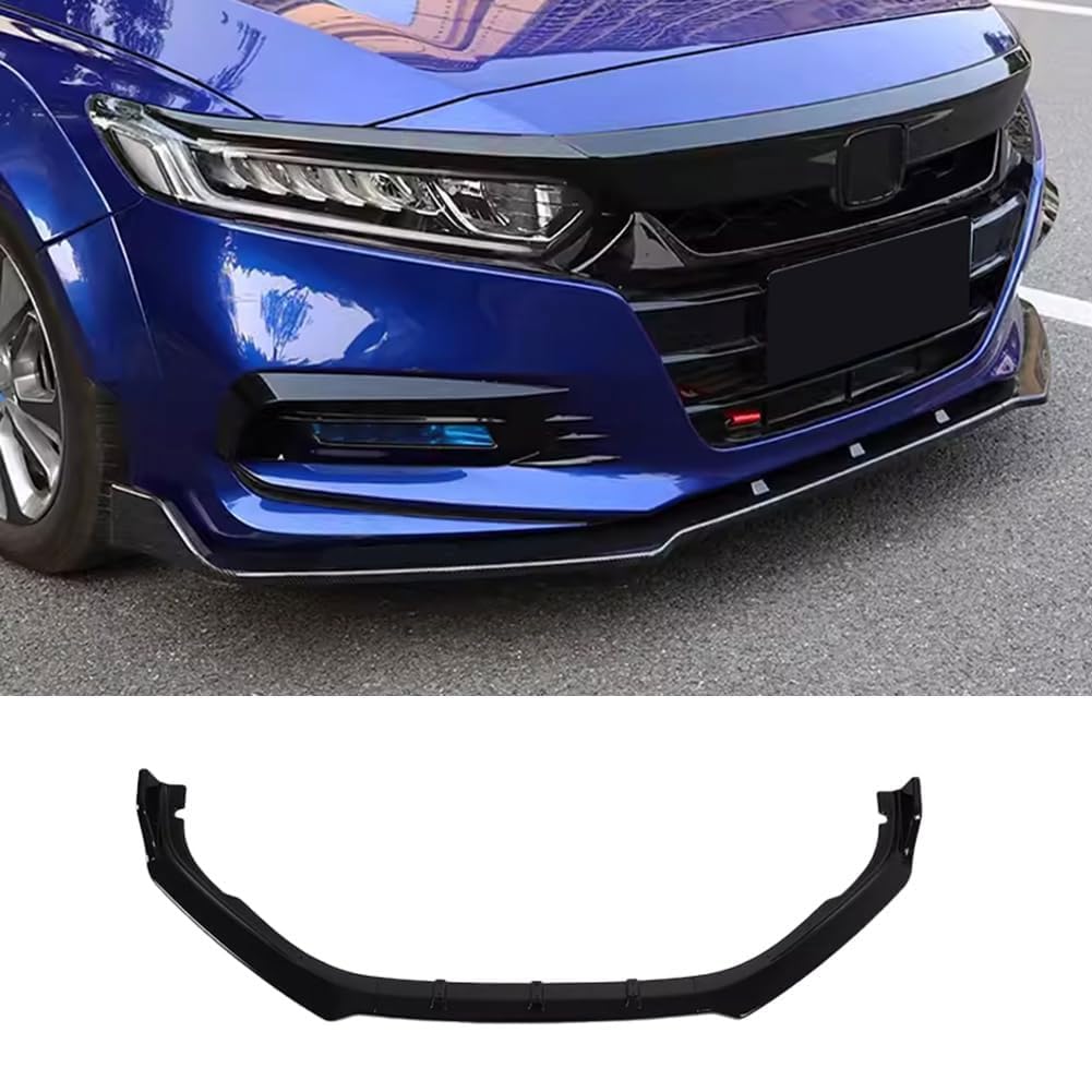 Auto Frontstoßstange Spoiler für Accord Tenth Generation 2018-2021, Frontspoiler Spoilerlippe Splitter Diffusor Lippe Stoßstangen Protector Zubehör von GaRcan