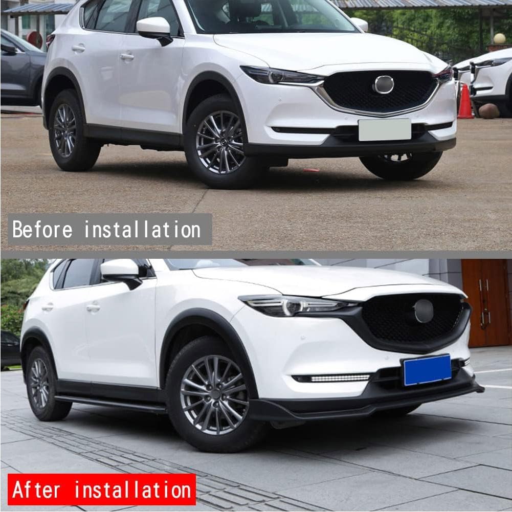 Auto Frontstoßstange Spoiler für Mazda CX-5 CX5 2017-2021, Frontspoiler Spoilerlippe Splitter Diffusor Lippe Stoßstangen Protector Zubehör von GaRcan