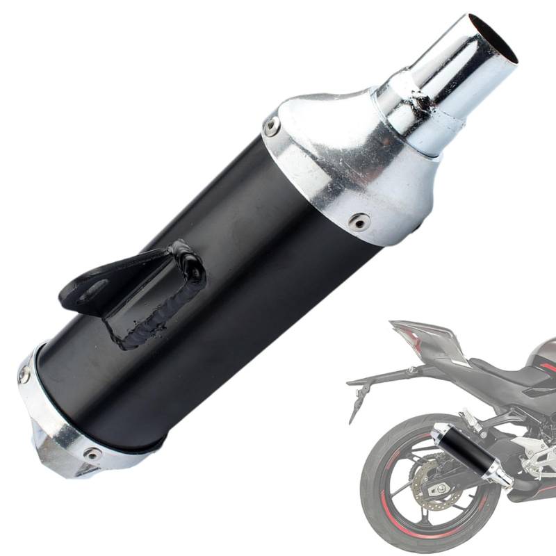 Gacqpli Auspuffschalldämpfer, Motorradschalldämpfer | Auspuffrohre mit 28 mm Durchmesser - Auspuffrohr-Schalldämpfer aus Aluminiumlegierung zum Aufstecken, Motorrad-Auspuff für Roller, Motorrad, ATV von Gacqpli