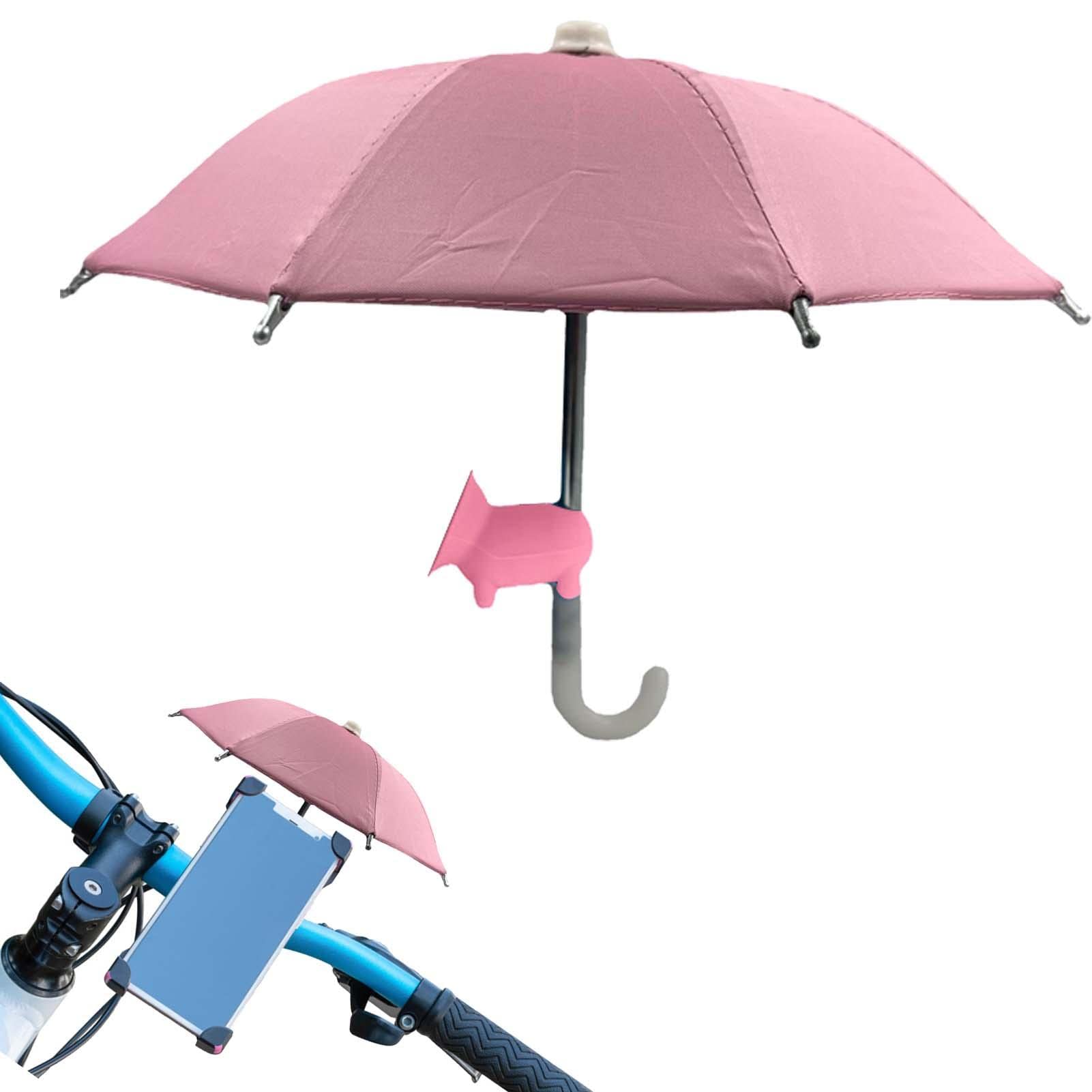 Handy-Regenschirm - Handyhalter Mit Sonnenschutz, Outdoor-Handyhalter, Sonnenschutz Mit Saugnapfhalterung Handyhalterung, Verstellbarer Winkel Und Höhe von Gacqpli