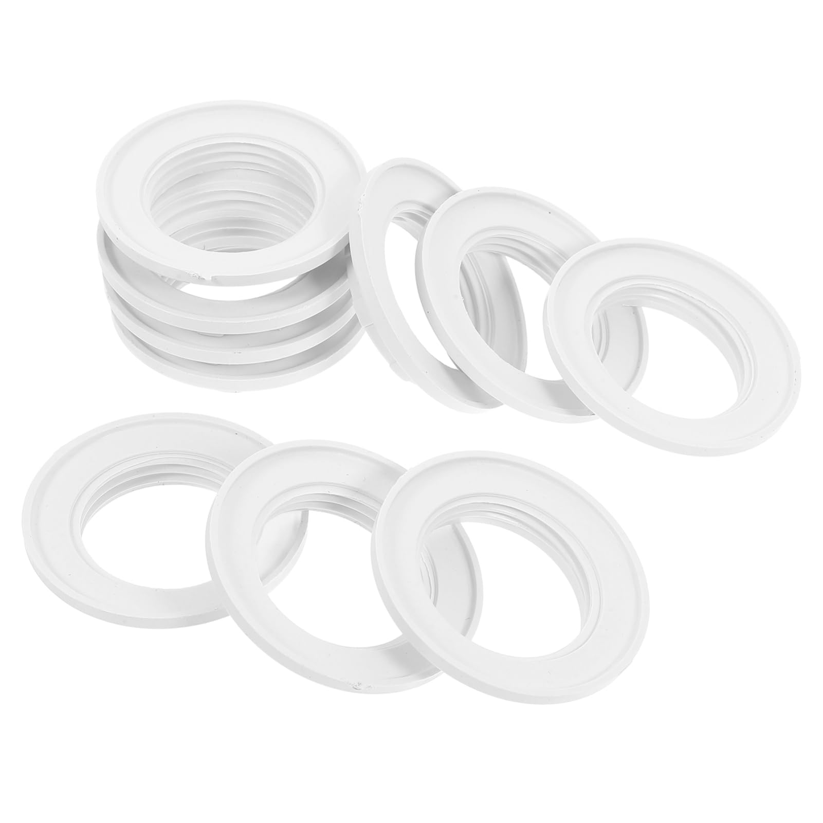 Gadpiparty 10 Stück Lampenschirm Ring Adapter Lichtstativ Lichtabdeckungen Leuchtenteile Lampenschirm Befestigungsring Lampenteile Lampenschirm Ring Ersatz Leuchten Kragenring Beige von Gadpiparty