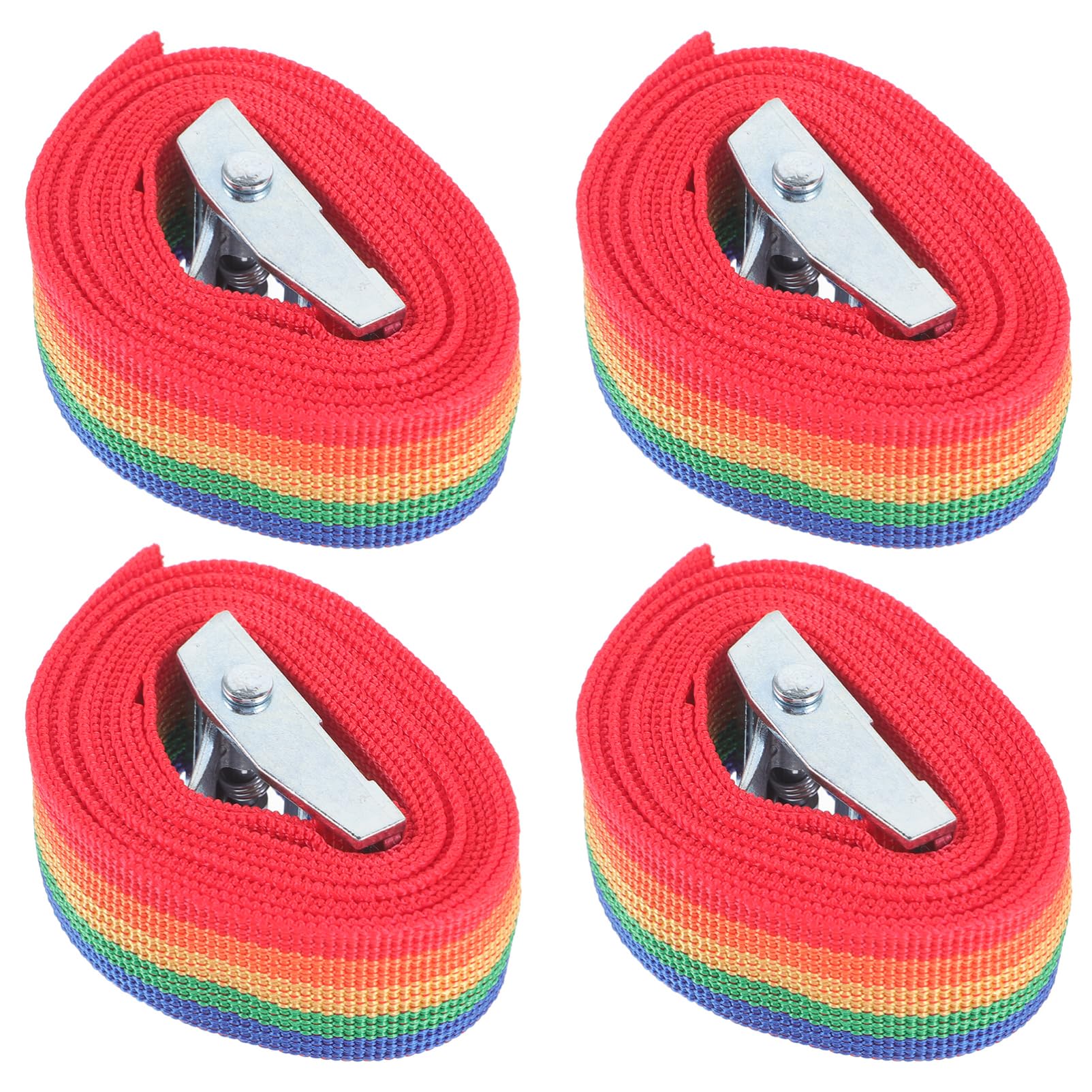 Gadpiparty 4 Stück 25 cm Zinklegierung Druckschnalle Frachtspanner Surfbretter Surfbretter Gummiband Lkws Federkarabinerhaken Karabiner Gepäck Aus Gepäck Zurrgurt Ladung Zurrgurt Tuch von Gadpiparty