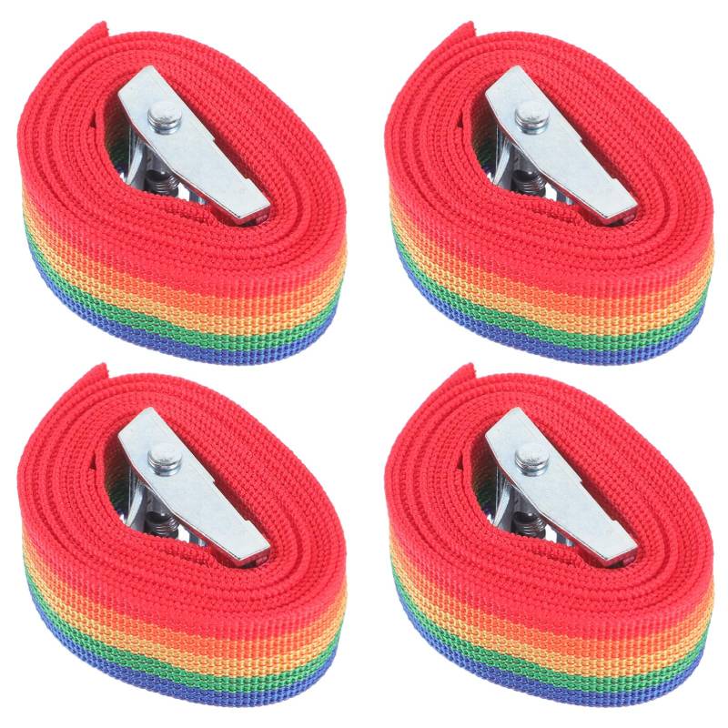 Gadpiparty 4 Stück 25 cm Zinklegierung Druckschnalle Frachtspanner Surfbretter Surfbretter Gummiband Lkws Federkarabinerhaken Karabiner Gepäck Aus Gepäck Zurrgurt Ladung Zurrgurt Tuch von Gadpiparty